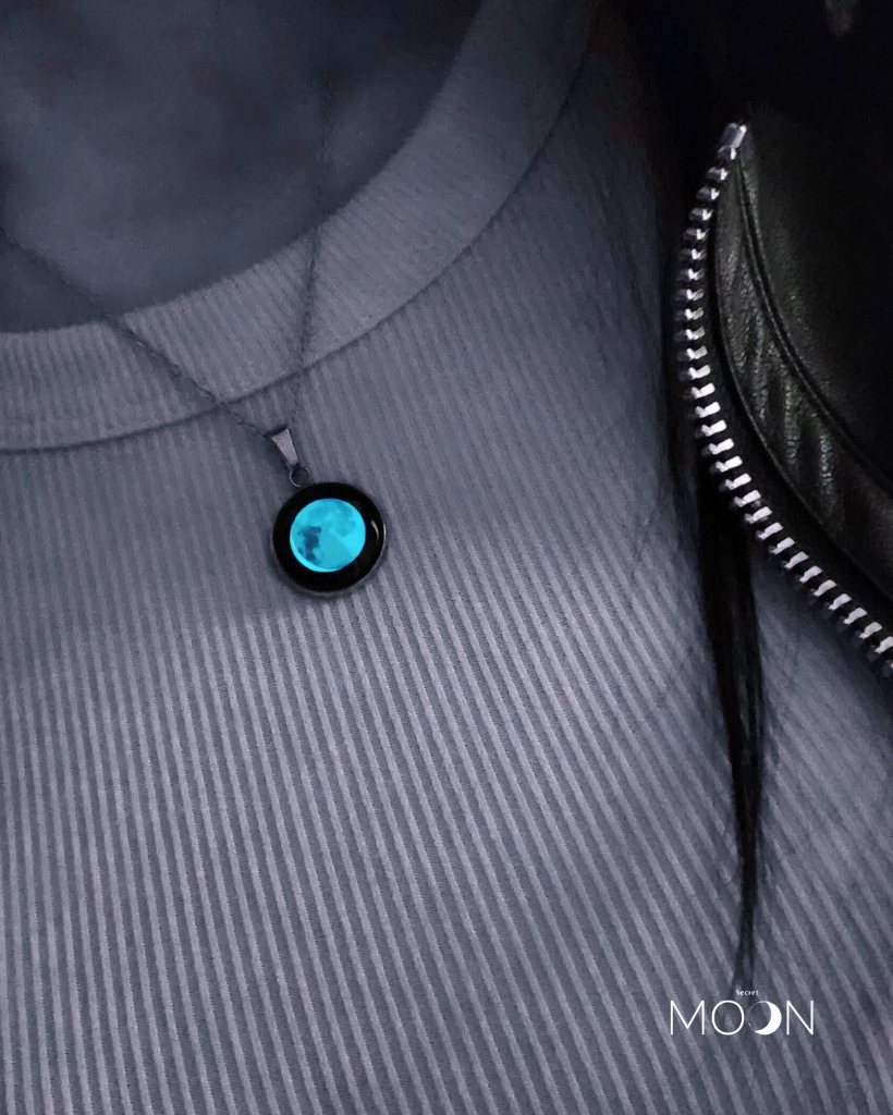 Luna Nueva Creciente - Cadena Acero Quirúrgico o plata 925