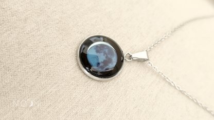 Luna Nueva Creciente - Cadena Acero Quirúrgico o plata 925