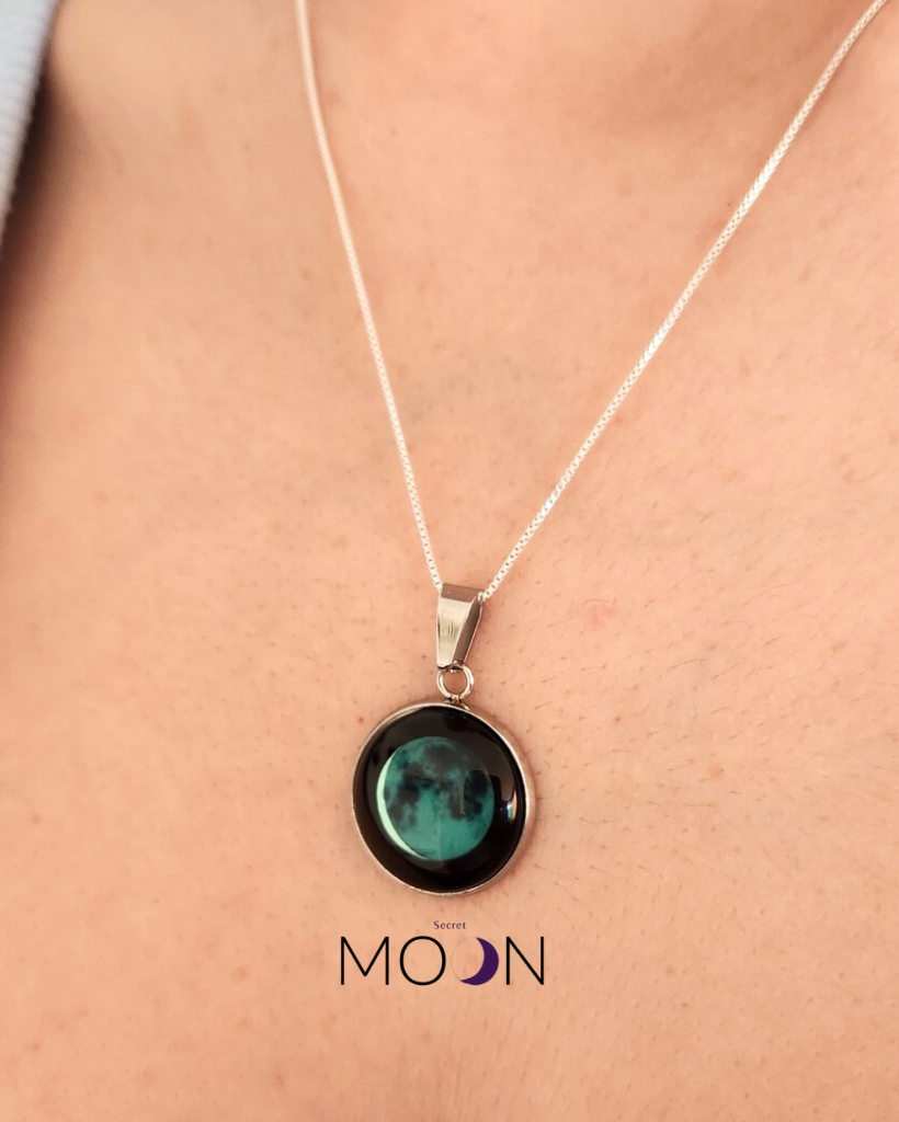 Luna Nueva Creciente - Cadena Acero Quirúrgico o plata 925