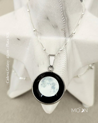 Luna Llena - Cadena de acero quirúrgico o plata 925 (DISPONIBLE EN 10 DÍAS)