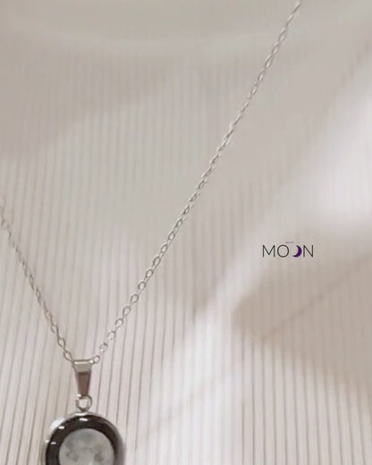 Luna Llena - Cadena de acero quirúrgico o plata 925 (DISPONIBLE EN 10 DÍAS)